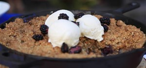 Apple & Blackberry Crumble